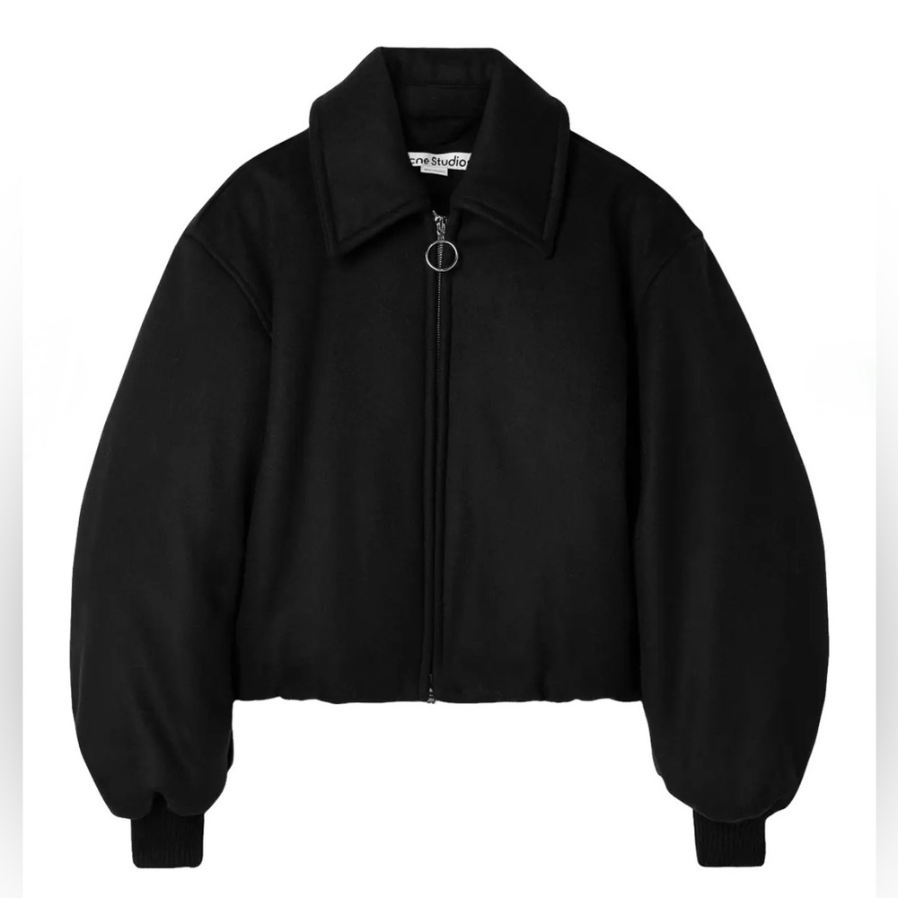 Acne Studios Black Bomber Jacket for Women